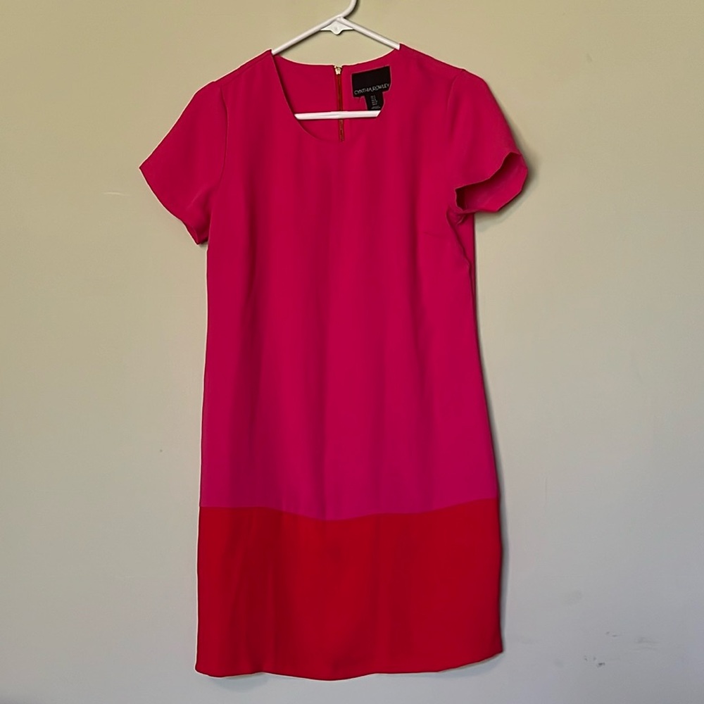 Like new Cynthia Rowley pink chiffon dress